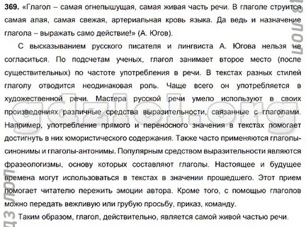 Язык глаголов сочинение