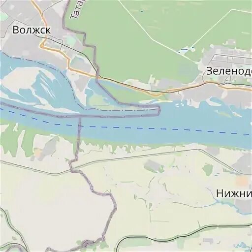Волжск на карте
