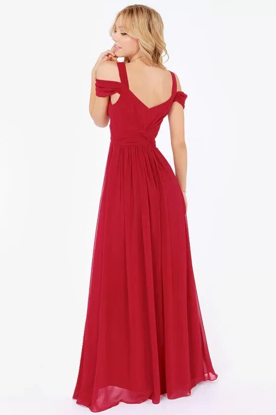 Платье Halter Neck long Dress. Вечернее красное шифоновое платье. Красное длинное платье в пол. Длинное платье на лямках