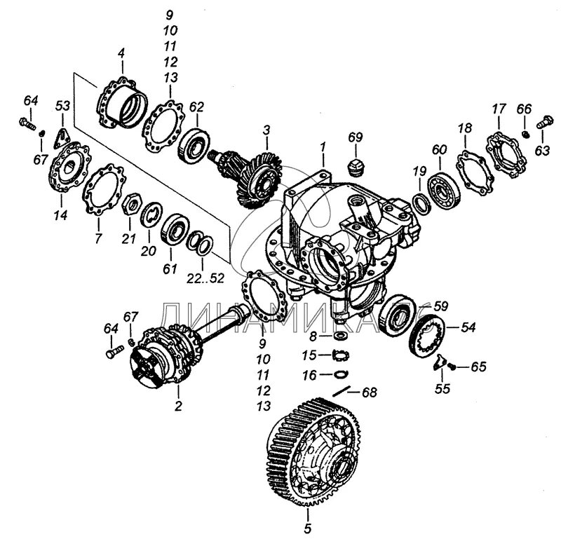 Главная передача заднего моста КАМАЗ 65115. Сборка редуктора КАМАЗ 65115 среднего моста. Редуктор среднего моста КАМАЗ 65115 каталог. Картер 53205-2402015 КАМАЗ-евро редуктора заднего моста. Сборка редуктора камаз