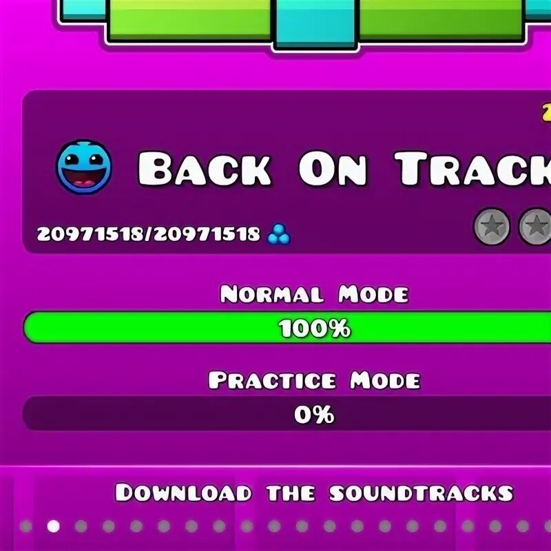 Dashed back. Геометрии Даш back on track. Уровень в Geometry Dash back on track. Back on track превью Geometry Dash. Back on track Geometry Dash фото.