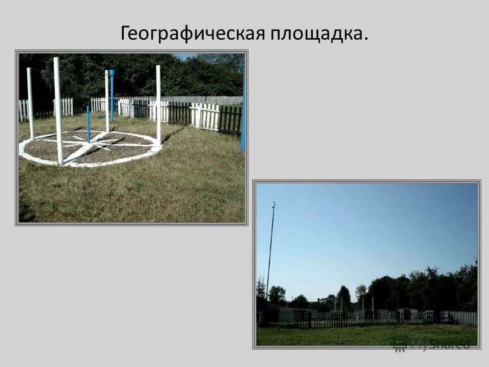 Школьная географическая площадка занимает 36
