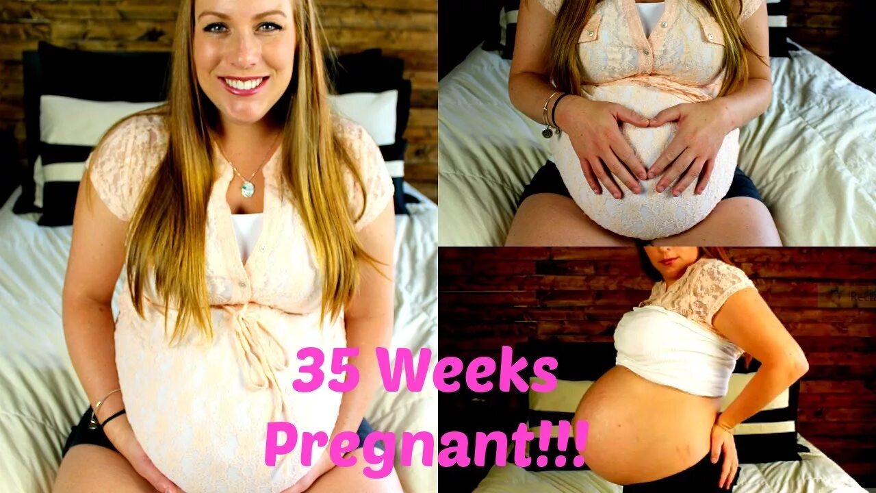 35 неделя 2 дня. 35 Weeks pregnant. Belly Bump in 13-14 week photo.