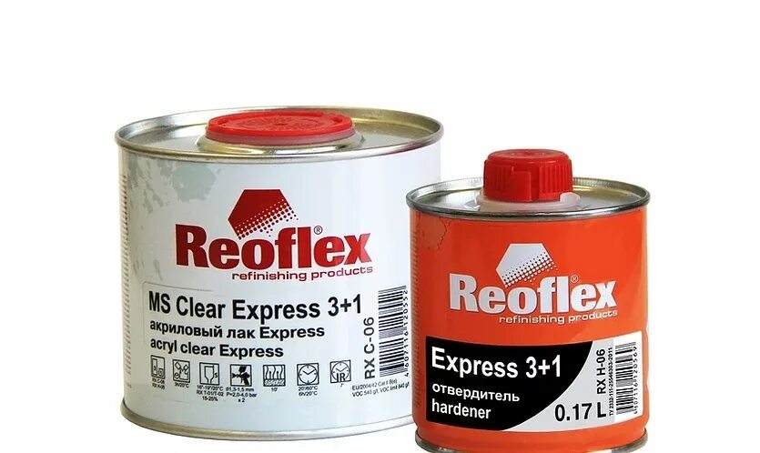 Лаки быстросохнущие купить. Лак Reoflex MS Clear Express 3+1. Reoflex лак 1л. Reoflex лак акриловый MS 2k комплект 1л + 0,5л отвердитель. Лак акриловый Reoflex MS Clear Express 3+1.