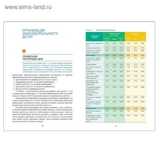 Режим дня от рождения до школы