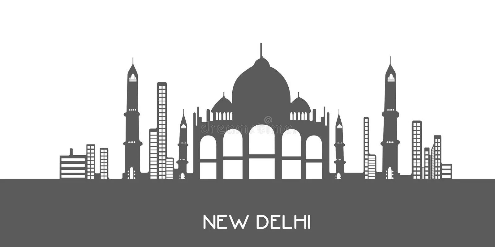 Дели рисунок. Нью-Дели вектор. Нью Дели рисунок. Логотип города New Delhi. Силуэт Дели.