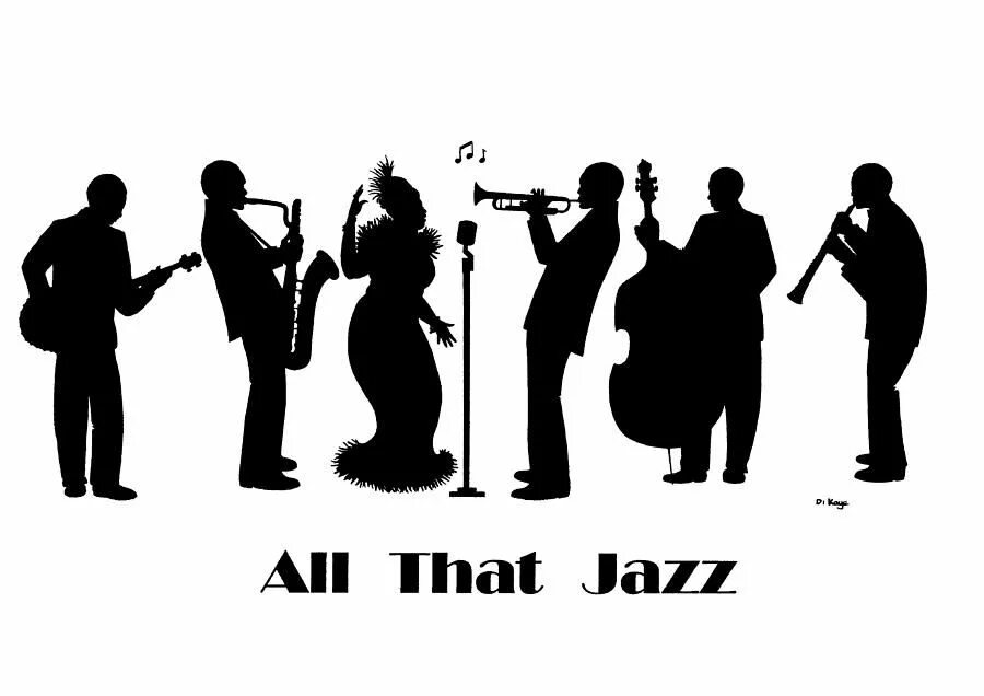 Джаз распечатать. Джаз. Джаз силуэт. Джазовый оркестр на белом фоне. Силуэты джазовых музыкантов.
