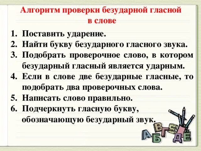 Правила безударного гласного звука. Написание безударных гласных 2 класс. Алгоритм проверки безударной гласной. Презентация на тему безударные гласные. Безударные гласные памятка 2 класс.