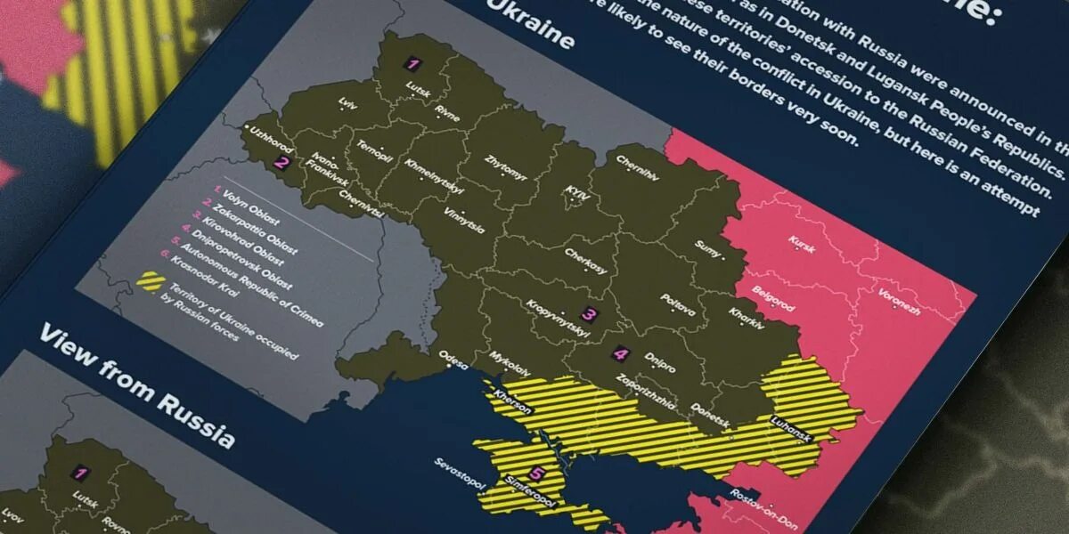 Инфографика территории Украины. Территория Украины 2022.
