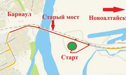 Как проехать в барнауле