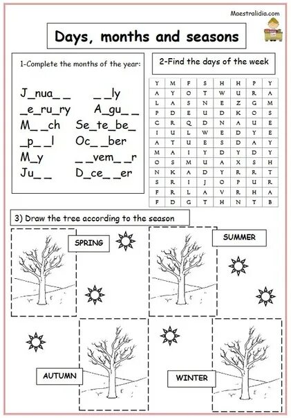 Month tasks