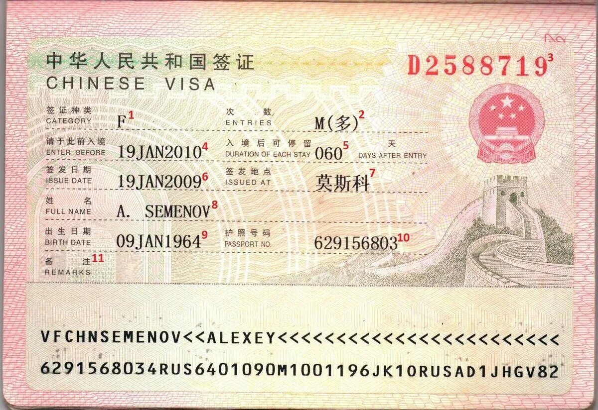 Сколько можно находится в китае без визы