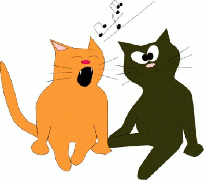 Котята кошки поют. Мартовский кот иллюстрация. Кошка поет. Мартовская кошка рисунок. Мартовский кот рисунок.