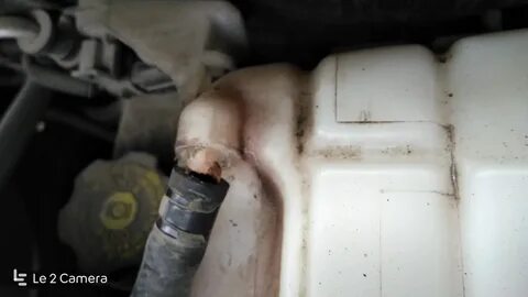 В мороз выдавило антифриз