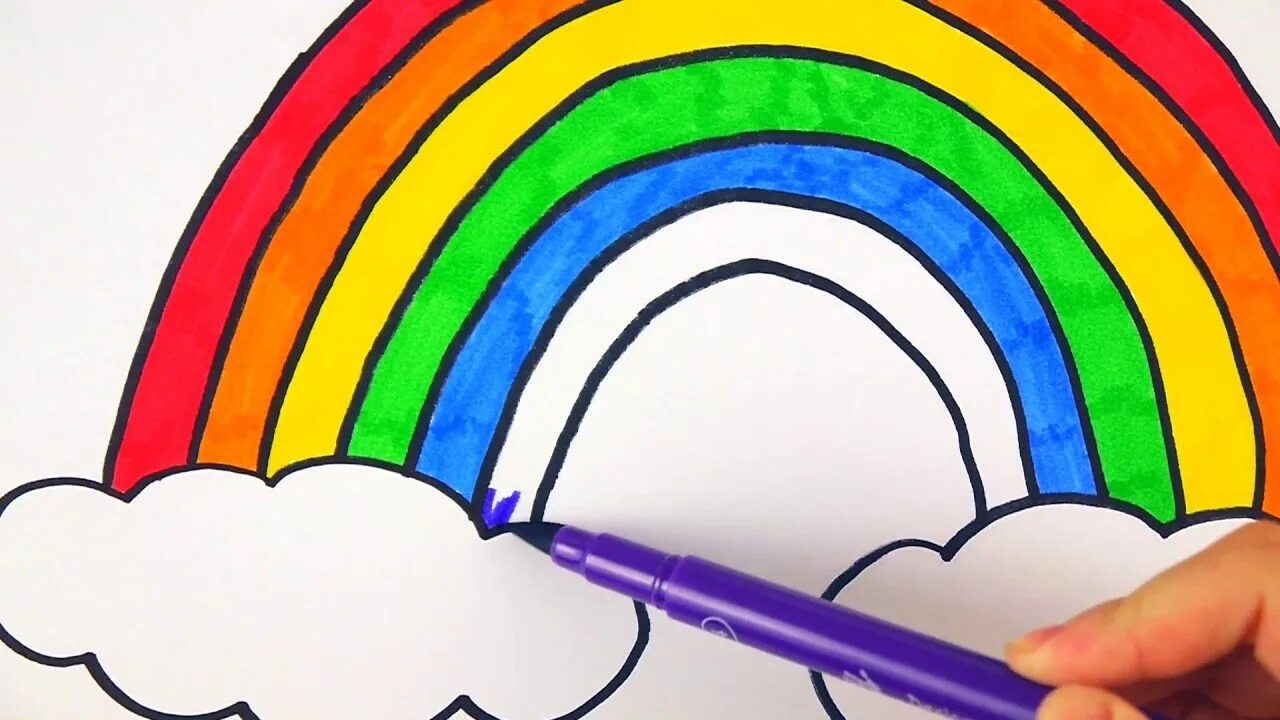 Включи рисовать радужный. Радужные рисунки маркерами. Правильная радуга. Make a rainbow for kids. Радуга рисунок.