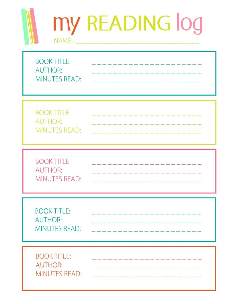 Reading log. Шаблоны reading log. reading log for kids. reading log example.