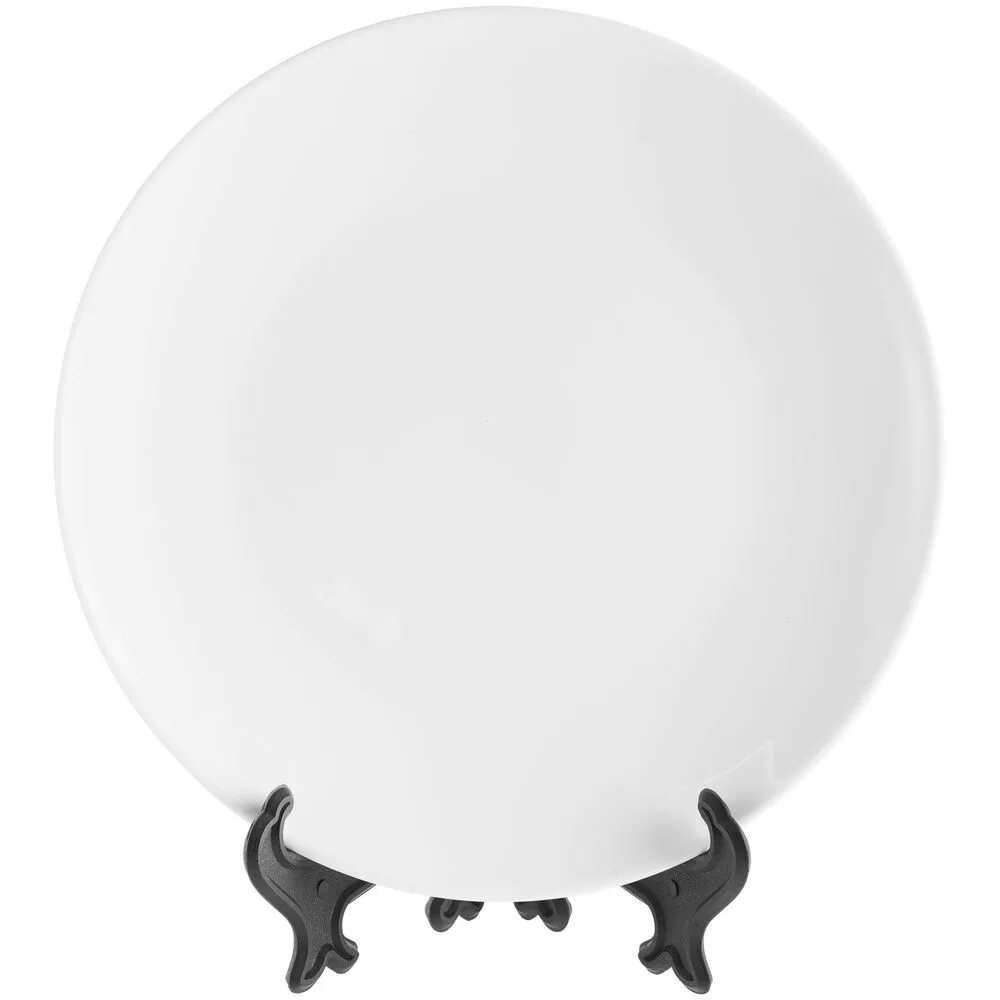 Тарелка для сублимации белая 20 см. Белая тарелка. Тарелка для сублимации белая. Тарелка под сублимацию. Тарелка 3д