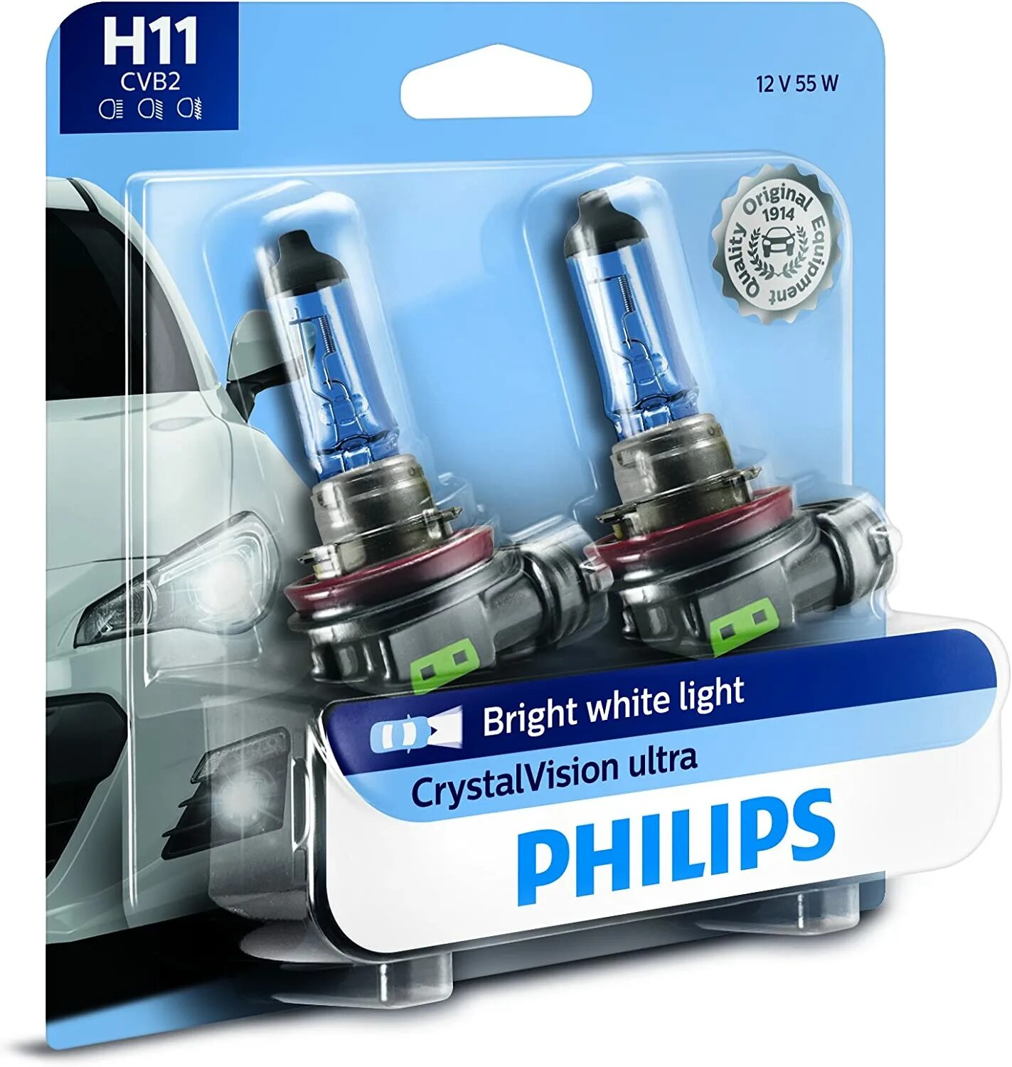 Philips h11. Галогеновая лампа h11 белый свет. H11 Xenon Philips. Р21w Филипс Crystal Vision Ultra. Philips crystal