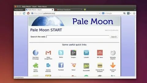 Pale moon