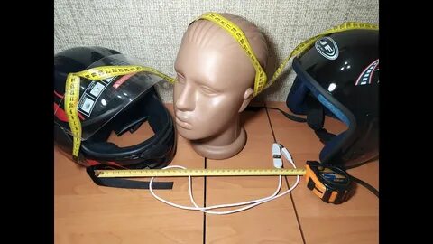 Как подобрать мотошлем по голове