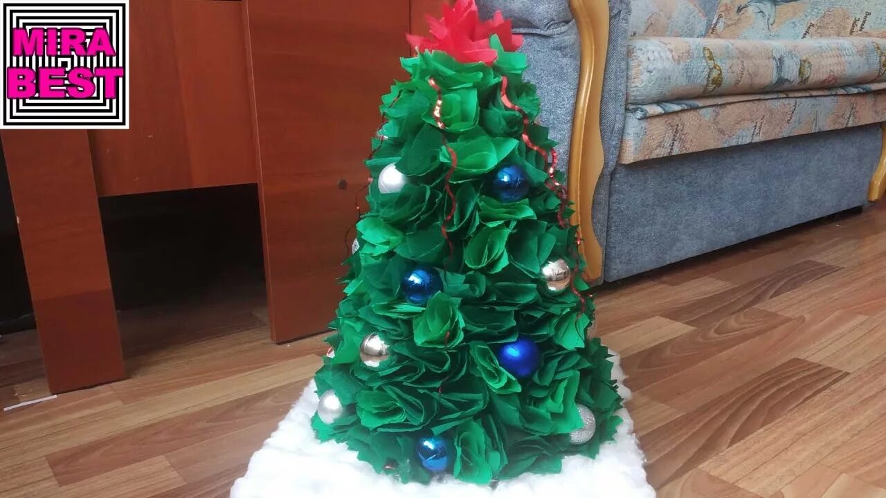 Елки в школу своими руками