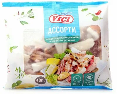 Замороженные морепродукты