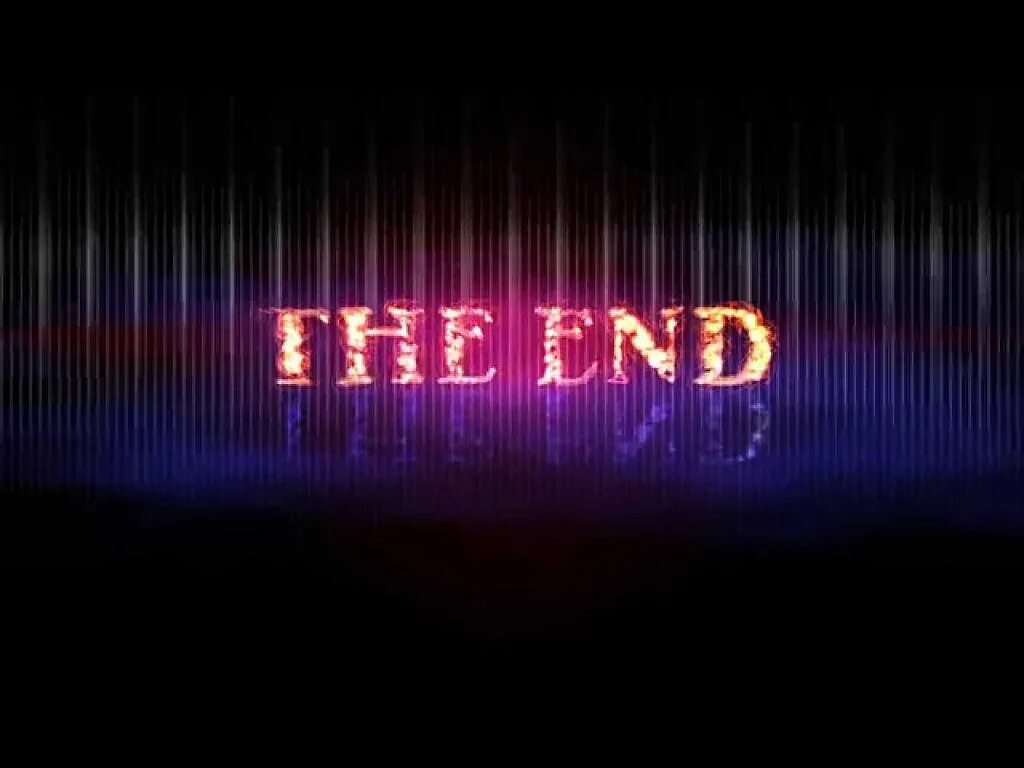 I see the end. Фотография the end. the end логотип. картинка с надписью the end. надпись the end на красном фоне.