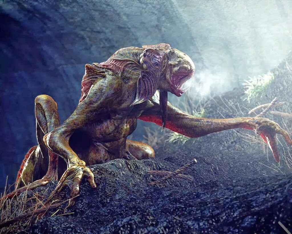 люди ищут монстров