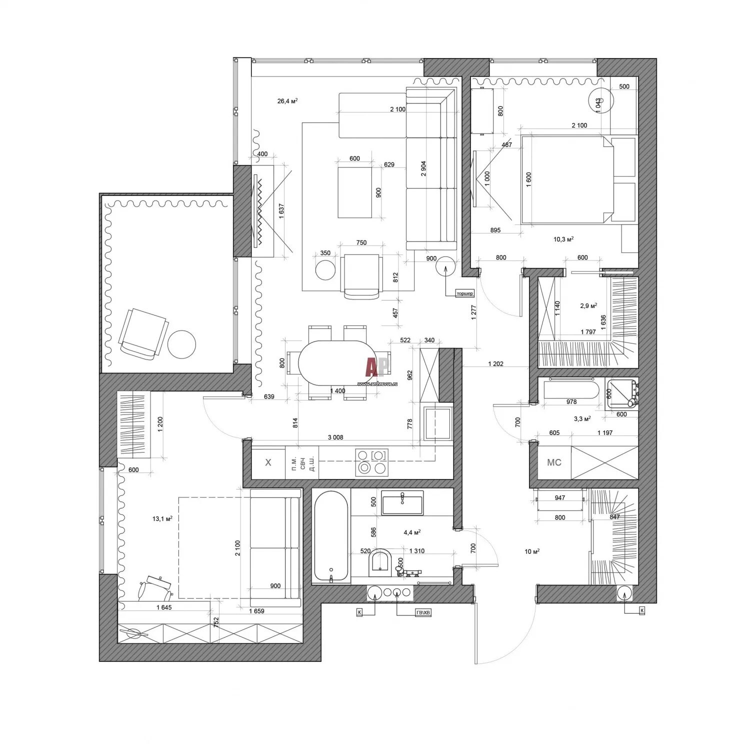 Amazing 61 Tiny Luxury Apartment Design Ideas https:///61-tin