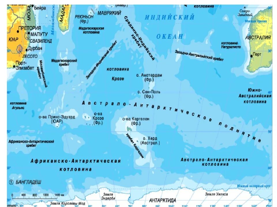 Индийский океан омывает море. Индийский океан на карте. Австрало антарктическая котловина. Острова индийского океана на карте. Острова Тихого океана на карте.