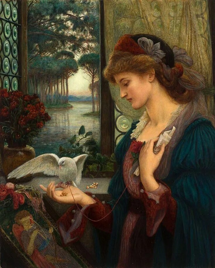 Благовещение. Джон уильям уотерхаус (1849—1917). Художники пре. Джон уильям уотерхаус (1849—1917). Художник джон уильям уотерхаус.