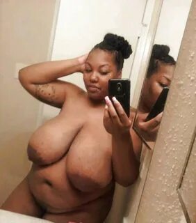 Mature black selfie tits.