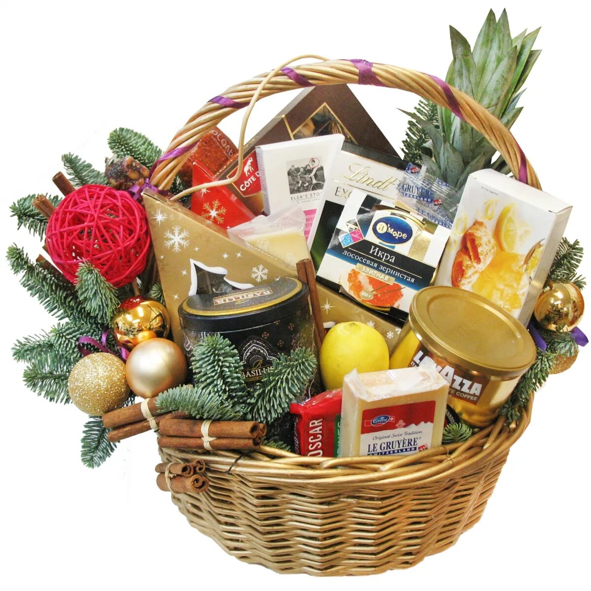 Подарочная корзина с продуктами. Новогодние продуктовые корзины. Продуктовая корзина. Продуктовая корзина. Новогодняя продуктовая корзинка.