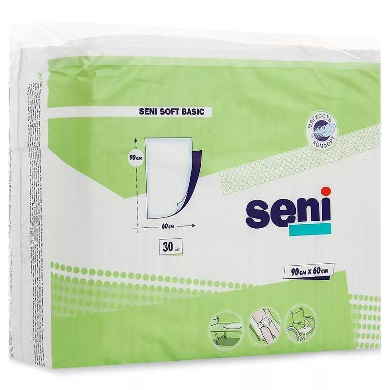 Пеленки Seni Basic Soft 90x60 см. Seni Soft Basic пеленки гигиенические 30 шт 90`60. Сени софт Бейсик пеленки 90x60см №10. Seni Soft Basic пеленки 60x60 см, №30. Пеленка гигиеническая