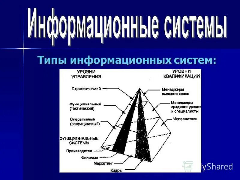 Какие виды ис