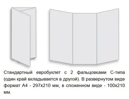 Буклет сложение