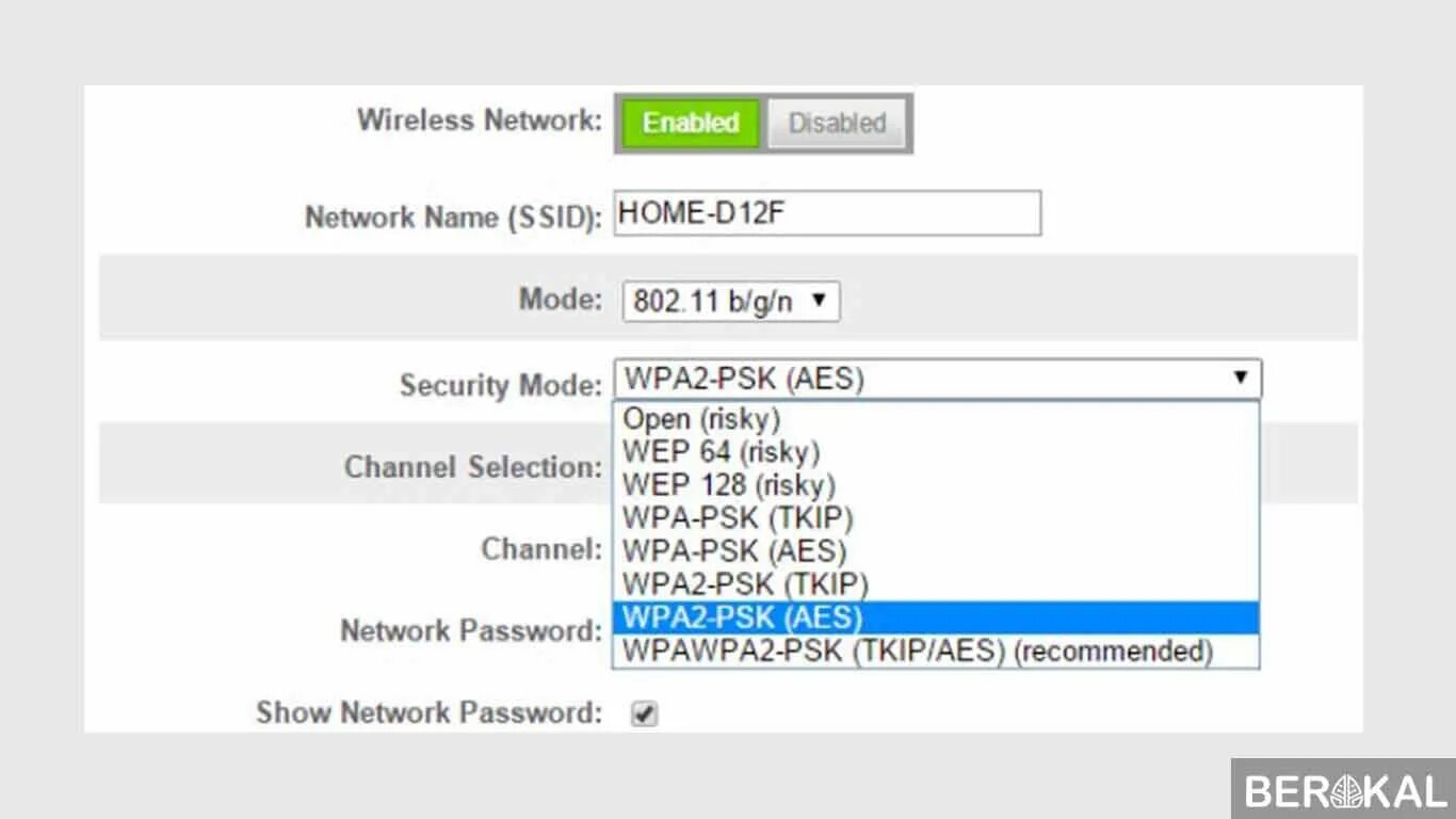 Enable networking