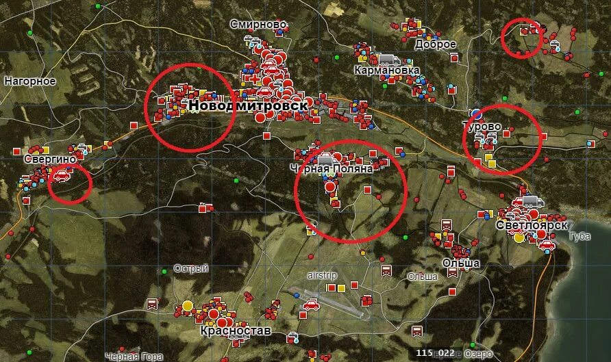 Карта черно дейз. Карта DAYZ черная Поляна. Карта Дейзи алтарь. Военные базы DAYZ Черноруссия. DAYZ Поляна на карте.