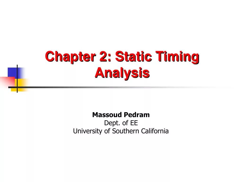 State analysis