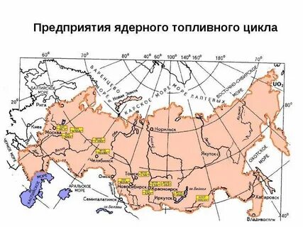 Карта ядерных взрывов