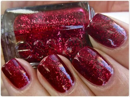Deck the Claws Red Mega Flame Nail Polish by Kbshimmer - Etsy Holographic glitte