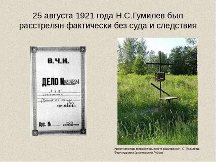 Почему гумилев
