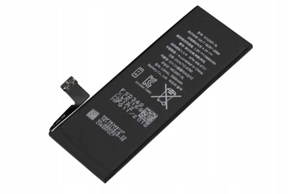 Емкость аккумуляторов apple. Аккумулятор Apple iphone 5s 1560mah. АКБ iphone 5. A1457 iphone 5s аккумулятор. Батарейка на айфон 5s.