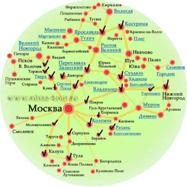 Московское золотое кольцо. Карта золотого кольца России с городами. Города золотого кольца России на карте центральной России. Города входящие в золотое кольцо России на карте. Города золотого кольца России список на карте России.