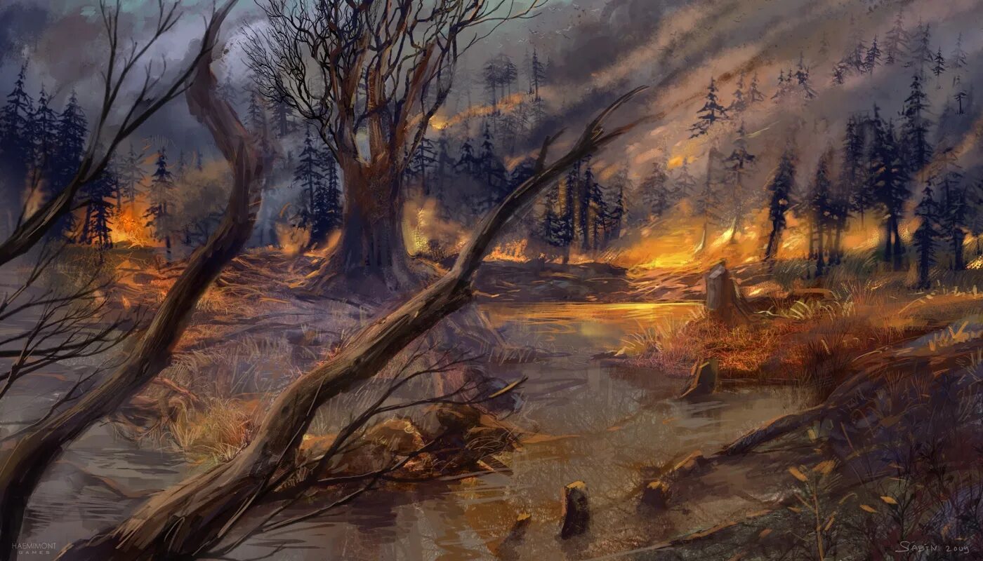 Болотные блуждающие огни фосфин. Mushishi черная нога. Ренгоку демон. Лес в огне фэнтези. Блуждающие огоньки.