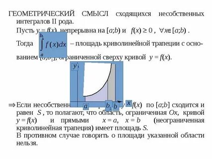 Геометрический смысл 2 интеграла