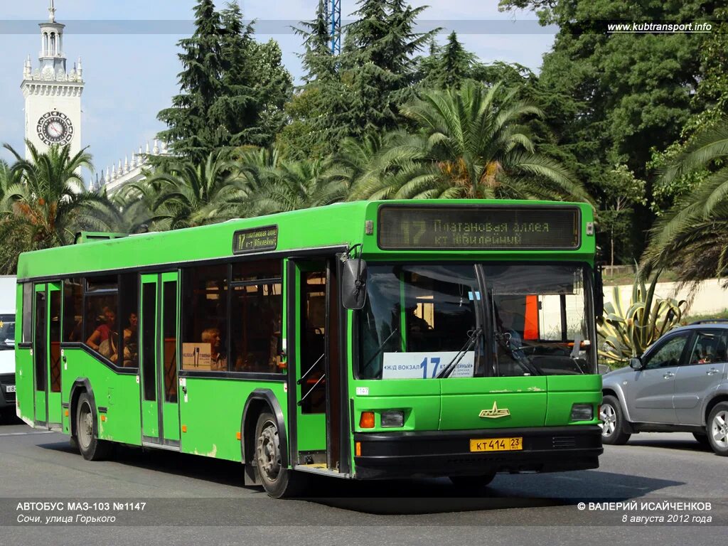 Сайт автобусов сочи. МАЗ 103 зелёный. Автобус МАЗ 103 зеленый. Автобус МАЗ 103 Сочи. Сочи автобусы электробусы.