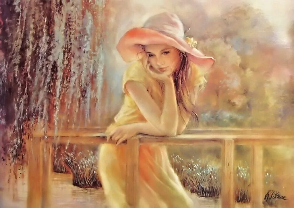 Рисуем жизнь стихи. Художник raffaella blanc. картина девушка. тихое счастье живопись. картина жизнь прекрасна.