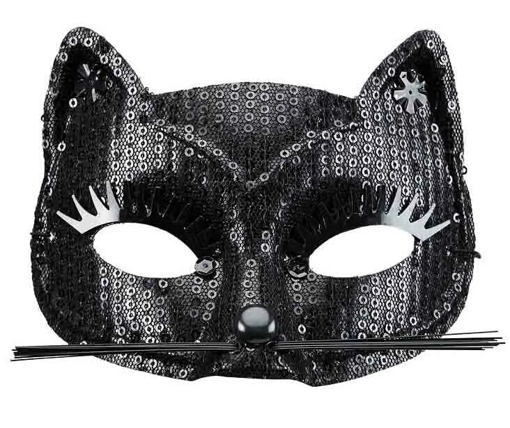 Маска кошки. Карнавальная маска "кошка". Маска черного кота. Маскарадная маска кошки. Готовая маска для квадробики