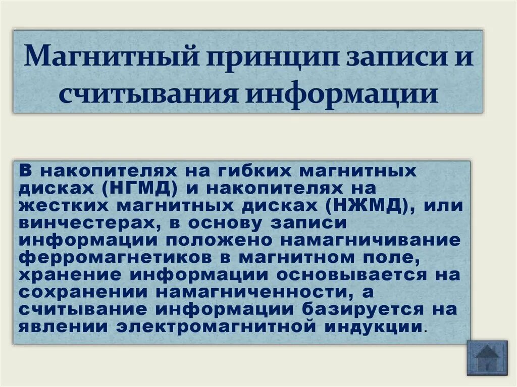 Принципы записи. Магнитный принцип записи и считывания информации. Принцип магнитной записи. Принцип записи информации на магнитные носители. Магнитный принцип чтения информации.